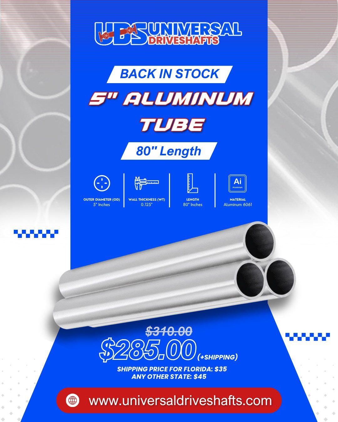 Universal Driveshafts