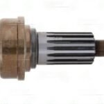 6.5-53-91 driveshaft part image - 6.5-53-91 – Stub & Midship Shaft – 16 X 2.350 Splines – Bearing Dia 2.362