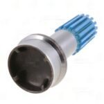 8-40-91 driveshaft part image - 8-40-91 – Stub & Midship Shaft – 16 X 3.000 Splines – Butt Dia 3.984" – Tube Dia Wall