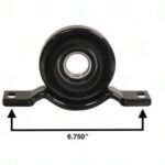 3680-20 driveshaft part image - 3680-20 – Center Support Bearing – 1.181" ID – 1.750" Center Bearing To Base
